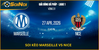 Soi Kèo Marseille vs Nice 27/04/2026 – Thế Trận Giằng Co
