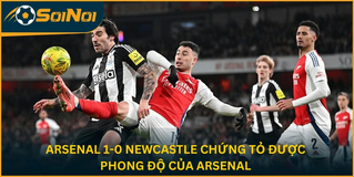 Arsenal 1-0 Newcastle chứng tỏ được phong độ của Arsenal