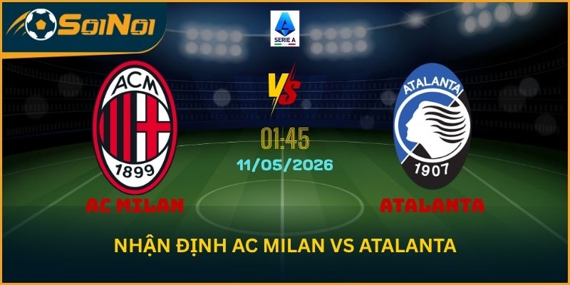 Soi Kèo AC Milan vs Atalanta Serie A 2026: Phân Tích Sức Mạnh Hai Đội