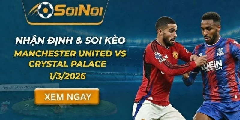 Manchester United vs Crystal Palace