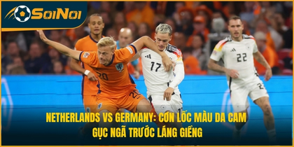 Netherlands vs Germany: Cơn Lốc Màu Da Cam Gục Ngã Trước Láng Giềng