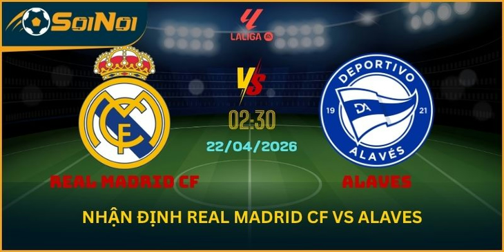 Real Madrid CF Vs Alaves Ngày 22/4 – Tài Nổ Lớn Tại Bernabéu