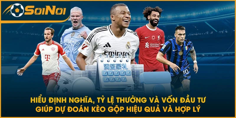 Hiểu định nghĩa, tỷ lệ thưởng và vốn đầu tư giúp dự đoán kèo gộp hiệu quả và hợp lý