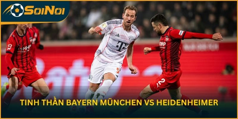 Cục diện trước lượt đi Bayern München vs Heidenheimer