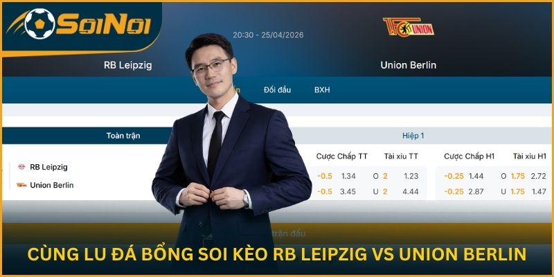 Soi kèo trận RB Leipzig vs Union Berlin