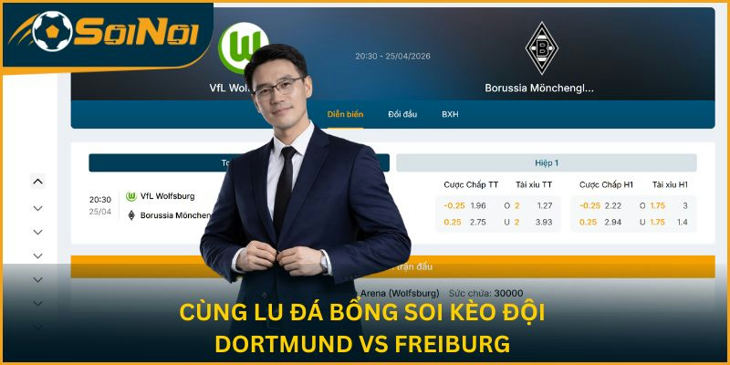 Cùng Lu Đá Bổng soi kèo hai đội Wolfsburg vs B. Monchengladbach 