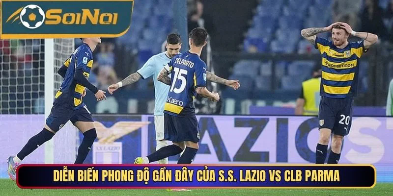 Diễn biến phong độ gần đây của S.S. Lazio vs CLB Parma