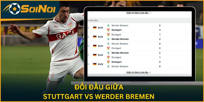 Lịch sử đối đầu giữa Stuttgart vs Werder Bremen