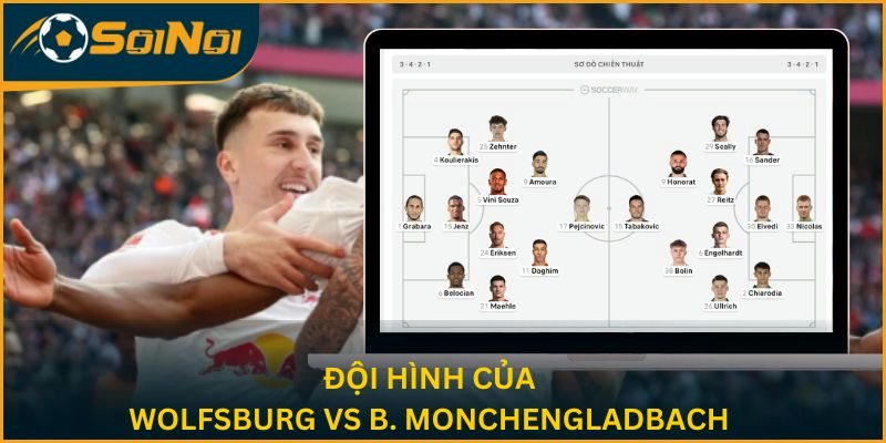 Đội hình của Wolfsburg vs B. Monchengladbach 