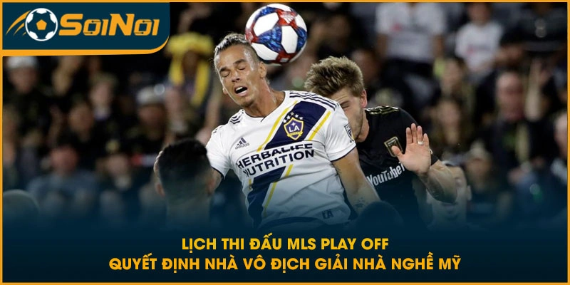 Lịch thi đấu MLS play off quyết định nhà vô địch giải nhà nghề mỹ