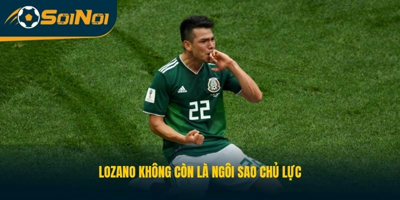 Lozano không còn là ngôi sao chủ lực 