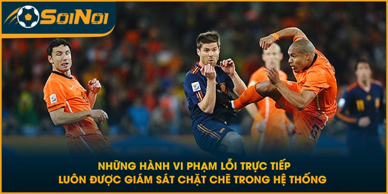 Những hành vi phạm lỗi trực tiếp luôn được giám sát chặt chẽ trong hệ thống 