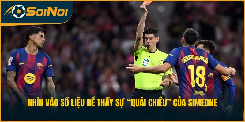 Nhìn vào số liệu để thấy sự “quái chiêu” của Simeone