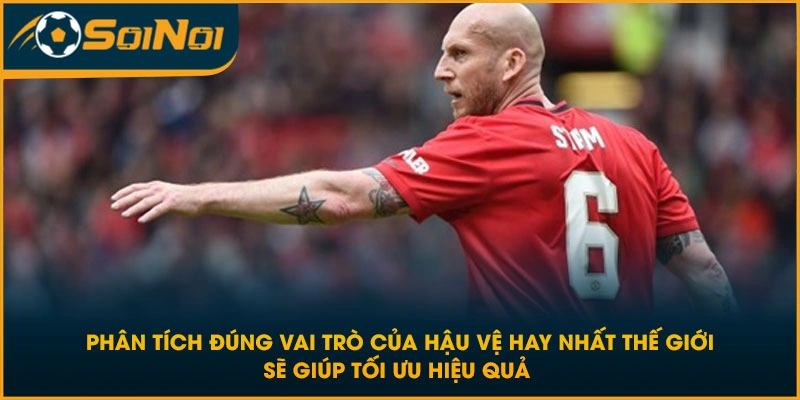 Phân tích đúng vai trò của hậu vệ hay nhất thế giới sẽ giúp tối ưu hiệu quả
