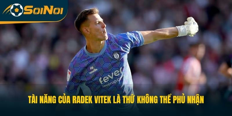 Tài năng của Radek Vitek là thứ không thể phủ nhận