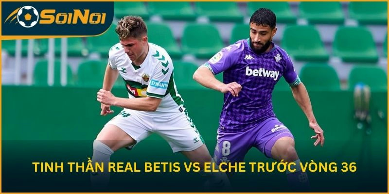 Tinh thần Real Betis vs Elche trước vòng 36